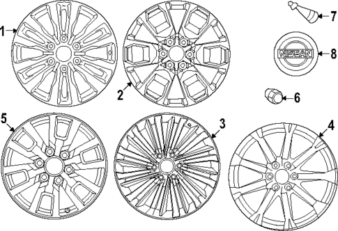Wheels for 2025 Nissan Armada #0