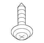 63212754322 - Body: Sun-visor Screw for Mini: Cooper, Cooper Countryman, Cooper Paceman Image