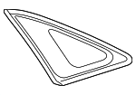 627100T011 - : Quarter Glass for Toyota Image