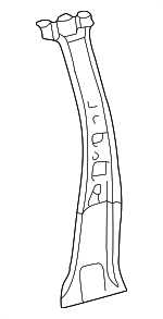6134347021 - Body: Inner Pillar for Toyota: Prius Image