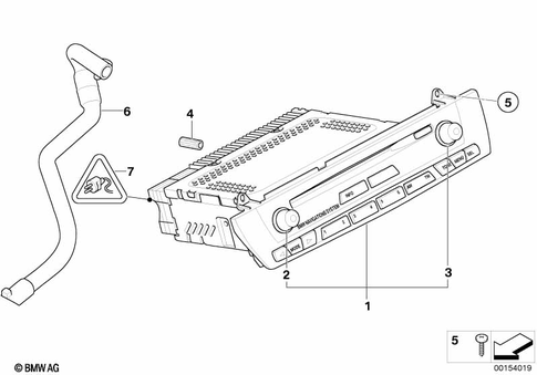 Radio, Multi-Information Display for 2005 BMW Z4 M3.2 #2