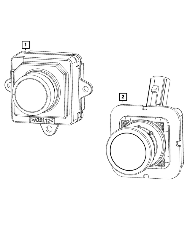 68672145AB - Electrical: Rear View Camera for Mopar Image image