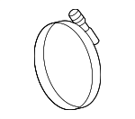 1471608500 - Engine: Intake Tube Clamp for Kia Image