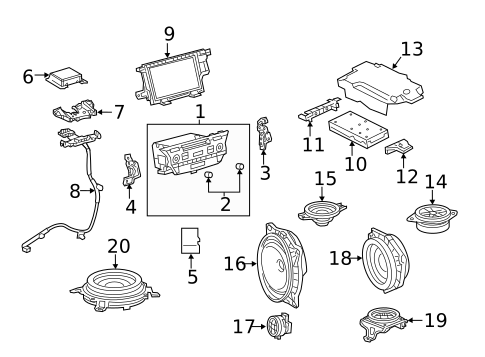 Controls for 2018 Lexus ES350 #0