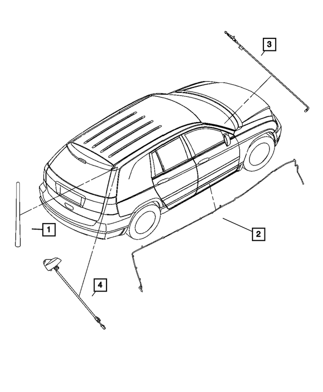 5064254AB - : Antenna Cable for Mopar Image