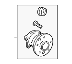 424600E030 - Suspension: Hub &amp; Bearing Assembly for Toyota: Highlander Image