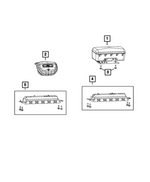 68462716AE - Restraints: Passenger Air Bag for Jeep: Grand Cherokee, Grand Cherokee L Image