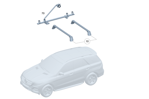 Roof Carrier Systems for 2026 Mercedes-Benz EQE AMG SUV #0