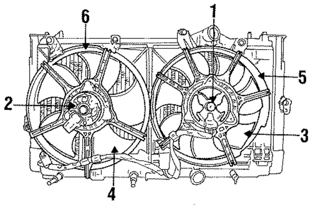 4897836AB - : Fan Motor for Mopar Image