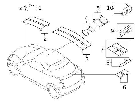 Stripe Tape for 2013 Mini Cooper #0