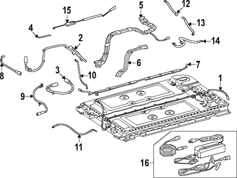 Battery for 2025 Mercedes-Benz EQS 580 SUV #1