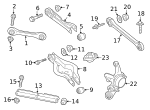 7119906489 - Suspension: Ft Upper Control Arm Bolt for BMW Image