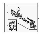 58210N9150 - Brakes: Caliper Assembly for Hyundai Image