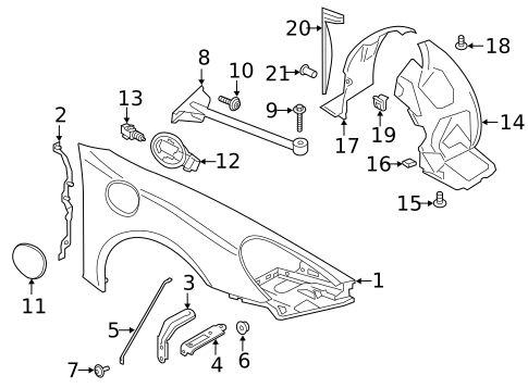 Fender & Components for 2016 Porsche Boxster #3