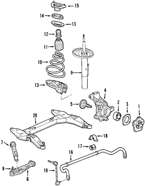 Front Suspension for 2008 Porsche Cayman #0