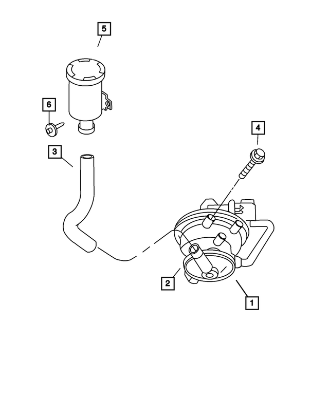 6511167AA - Interior Trim: Hex Flange Head Screw for Mopar Image