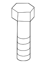 1123412406P - Engine: Trans Mount Bracket Bolt for Hyundai: Accent, Santa Fe Image