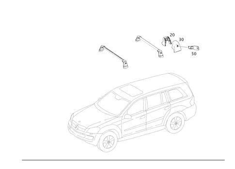 Roof Carrier Systems for 2010 Mercedes-Benz GL550 #0