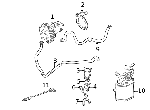 Secondary Air Injection System for 2004 Volkswagen Beetle #0