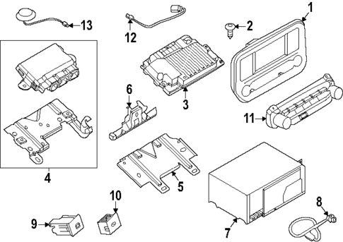 Navigation System Components for 2024 Ford Transit-350 HD #1