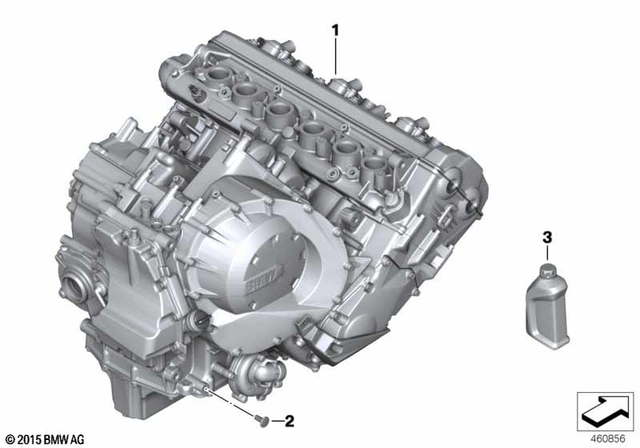 11008394654 - : Black Engine for BMW-Motorrad Image