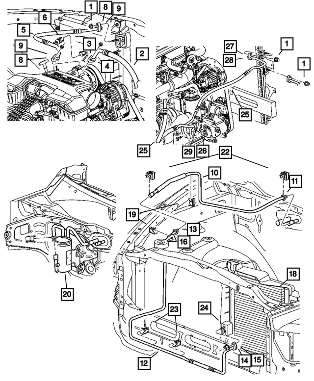 5093527AA - Air Conditioning &amp; Heater: O Ring for Mopar Image