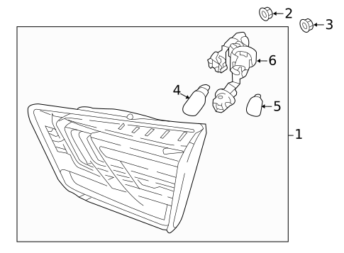 Backup Lamps for 2023 Kia Rio #0