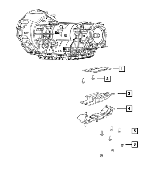 Mounting and Skid Plate for 2018 Ram 1500 #2