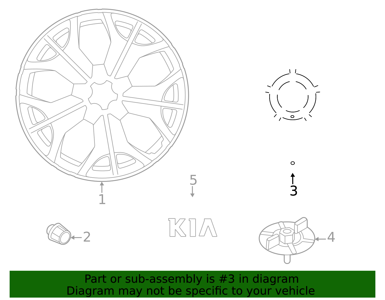 52910-A4910 - Wheel, Spare 2011-2025 Kia | Kia Cheap Parts