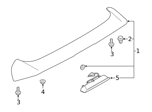 Spoiler for 2021 Subaru Ascent #0