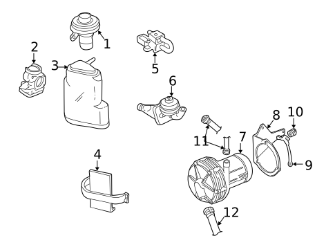 Emission System for 1997 Volkswagen EuroVan #0