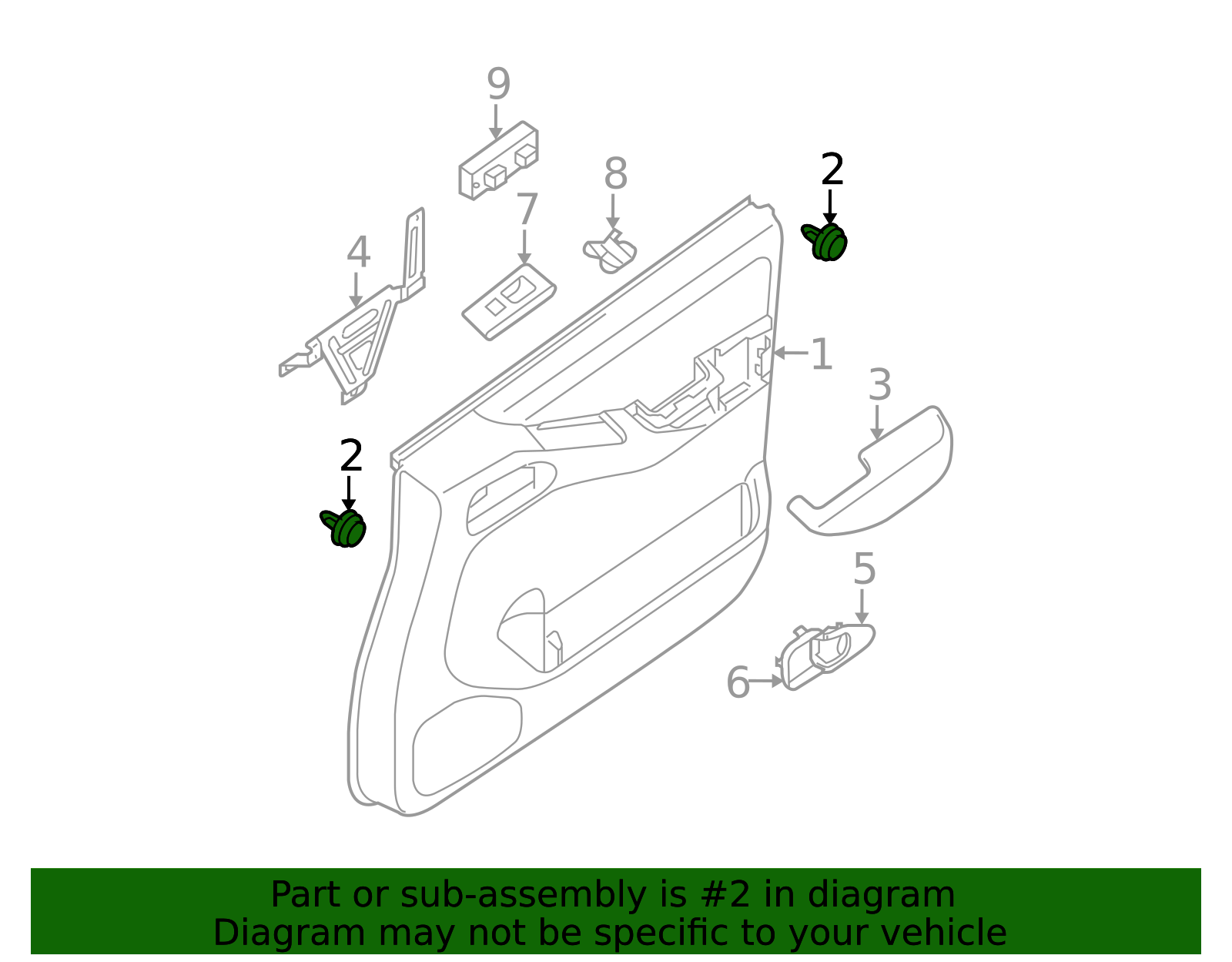 Genuine Door Trim Panel Clip (S14 S15 Z33 R32 R33 +more) - 80999