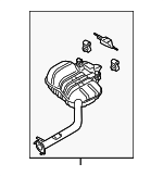 28710G9400 - : Rear Muffler for Genesis: G70 Image