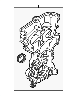 213502E340 - Engine: Front Cover for Hyundai: Elantra, Elantra Coupe, Elantra GT Image