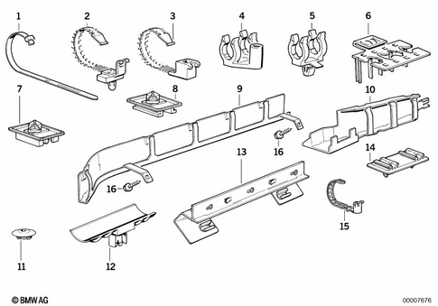 Single Components Wiring Harness Repair for 1992 BMW 740i #4