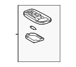 8124002030E2 - Body: Dome Lamp Assembly for Toyota: Sequoia, Tundra Image