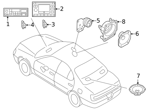 Sound System for 1999 Nissan Altima #0