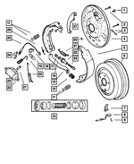 4761749AB - : Wheel Cylinder, Left for Mopar Image