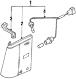 84102GA360 - Electrical: Lamp Assembly for Subaru: GL, GL-10, Loyale, RX Image