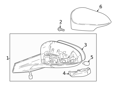 Mirrors for 2018 Toyota C-HR #0