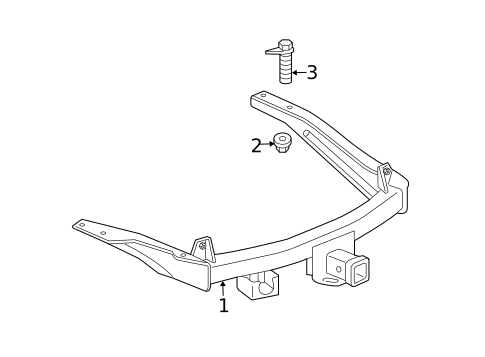 Trailer Hitch Components for 2008 Dodge Durango #0