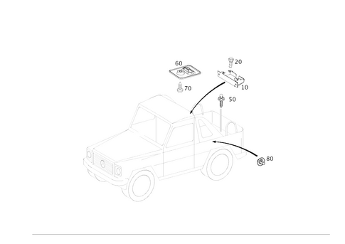 Soft Top Lock for 2016 Mercedes-Benz G65 AMG #0