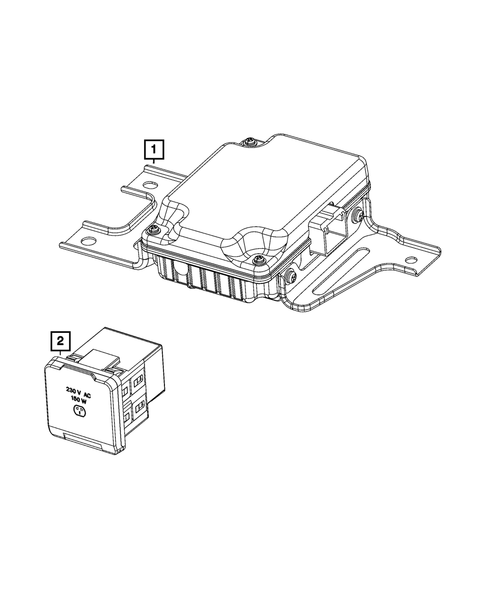 Localization And Mapping Module Mopar Inverter Module 68454719AB | Miracle Mopar