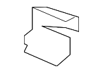 4N0807157 - Belts &amp; Cooling: Radiator Support Air Duct for Audi Image