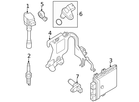 Ignition System for 2013 Nissan Quest #0