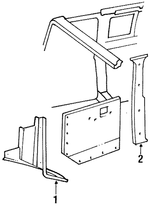 E9UZ1502344A2A - Body: Cowl Trim for Ford: E-150 Econoline, E-150 Econoline Club Wagon, E-250 Econoline, E-250 Econoline Club Wagon, E-350 Econoline, E-350 Econoline Club Wagon Image
