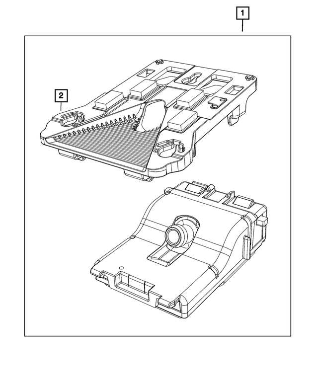 4672597AA - Electrical: Camera Bracket for Mopar Image