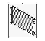 97606T1000 - HVAC: Condenser for Genesis: G80, GV70 Image