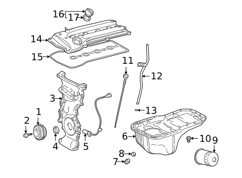 Engine Parts for 2002 Toyota RAV4 #0