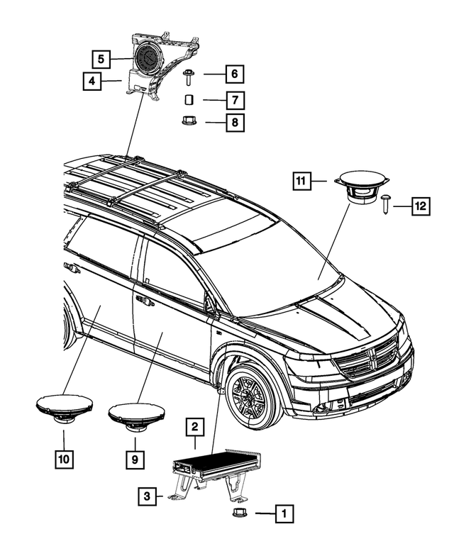 6509232AA - Electrical: Screw for Mopar Image